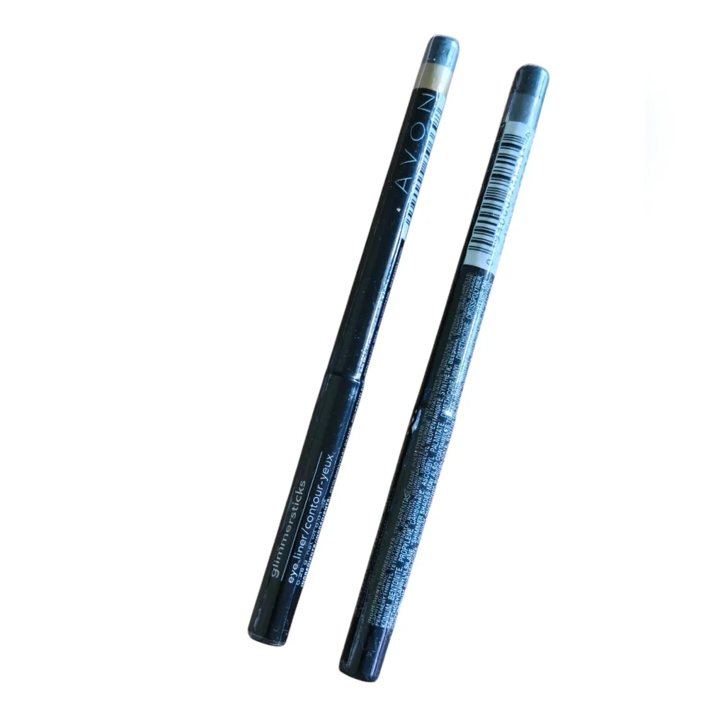 Avon 2pc Glimmersticks Eyeliner: Sparkling Silver & Rich Gold